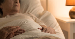Bed Bound Senior Woman