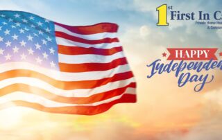 Celebrate July 4th with First In Care. This month, we honor birthdays, raise awareness, and announce our Word Search winners. Join us in the celebration!