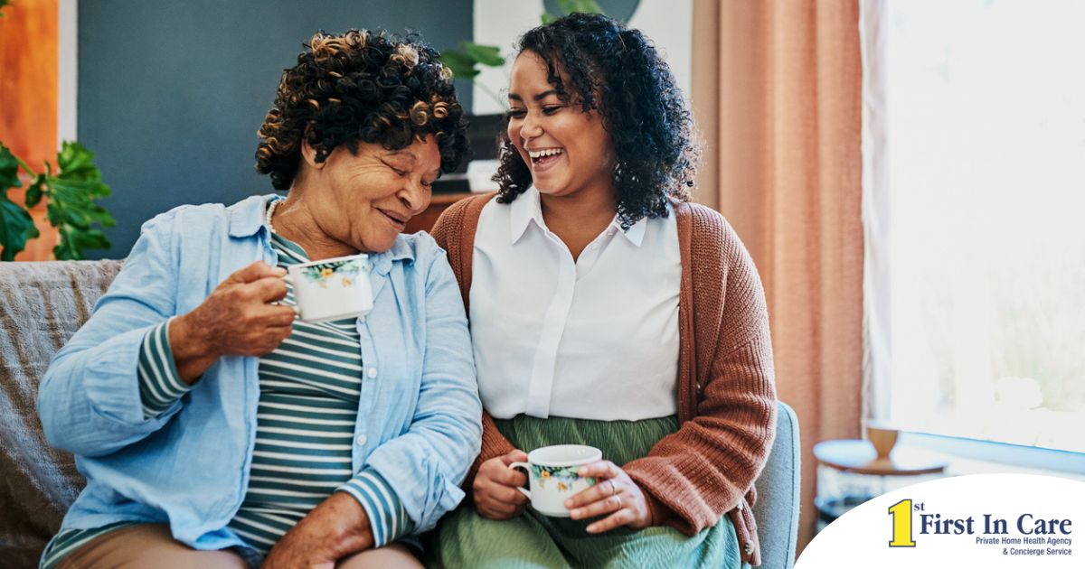 A family caregiver enjoys the benefits of respite care.