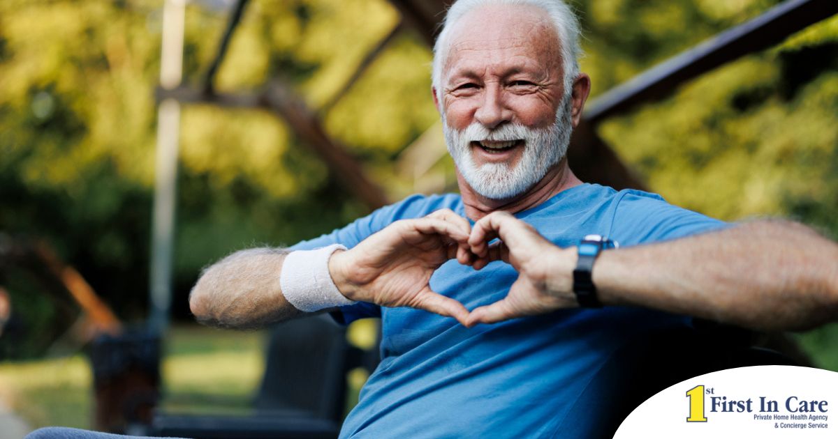 Helping Dad Stay Healthy through Senior Health at Home A senior stays active during men’s health month benefitting from senior health at home.