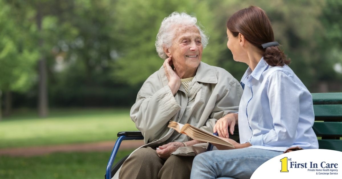 A companion caregiver fights depression in seniors through home care